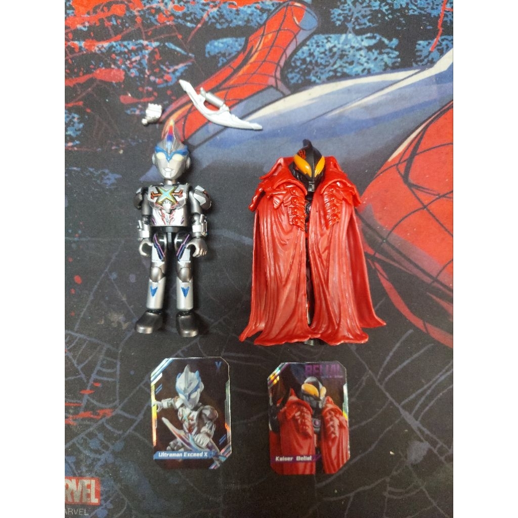Blokees Ultraman set 2 Belial dan Ultraman Exceed X