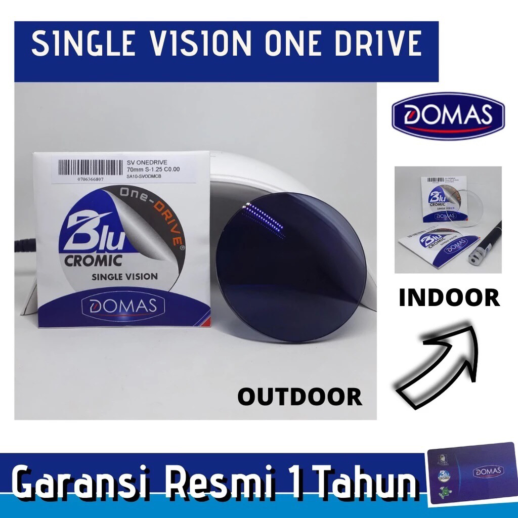 Kacamata plastik tulang +Lensa one drive bluecromic|night drive bluecromic