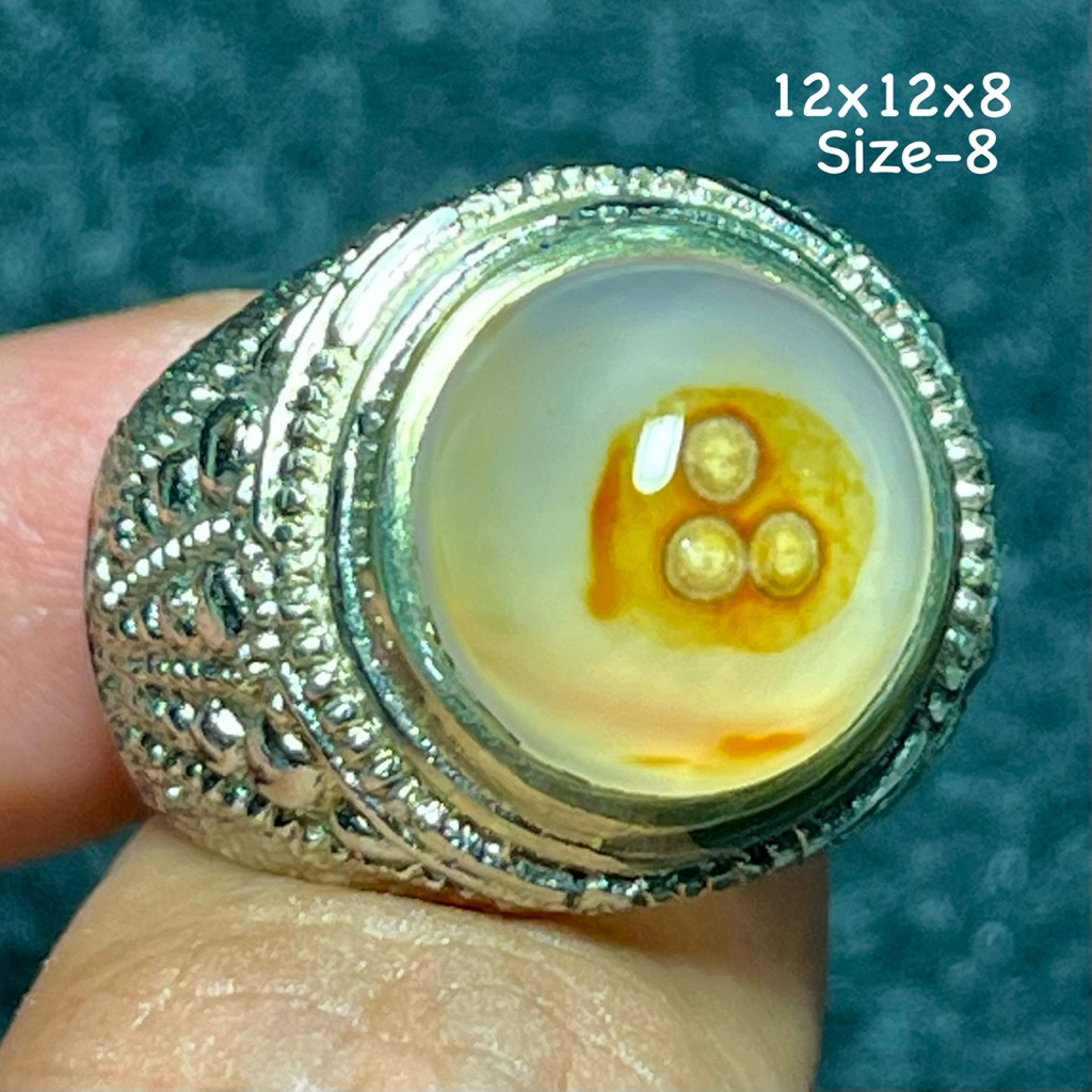 Cincin Batu Akik Natural Baturaja (Asli Alam)