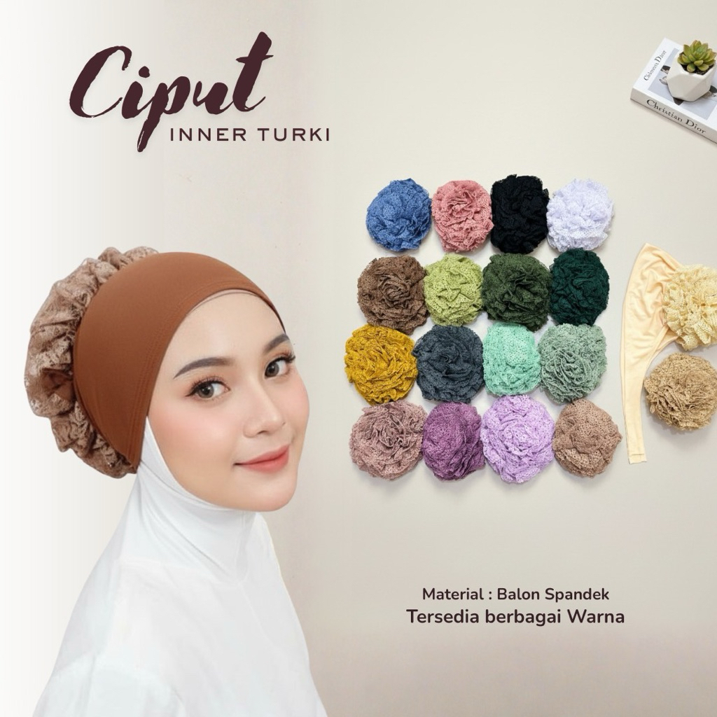 Ciput Cepol Premium / Ciput Turki Cepol / Ciput Inner Scrunchie / Ciput Inner Turkey / Ciput Turki C