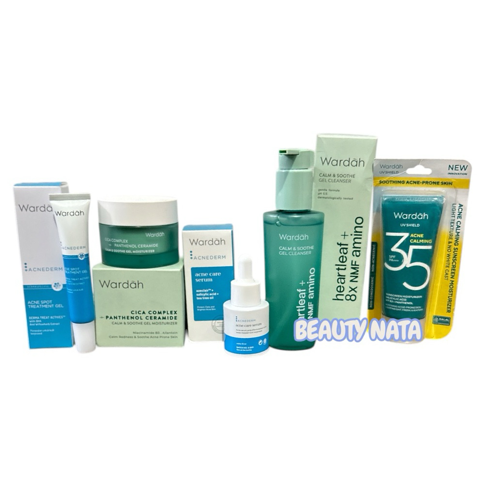 Paket Skincare Wardah Kulit Berjerawat Original 100%