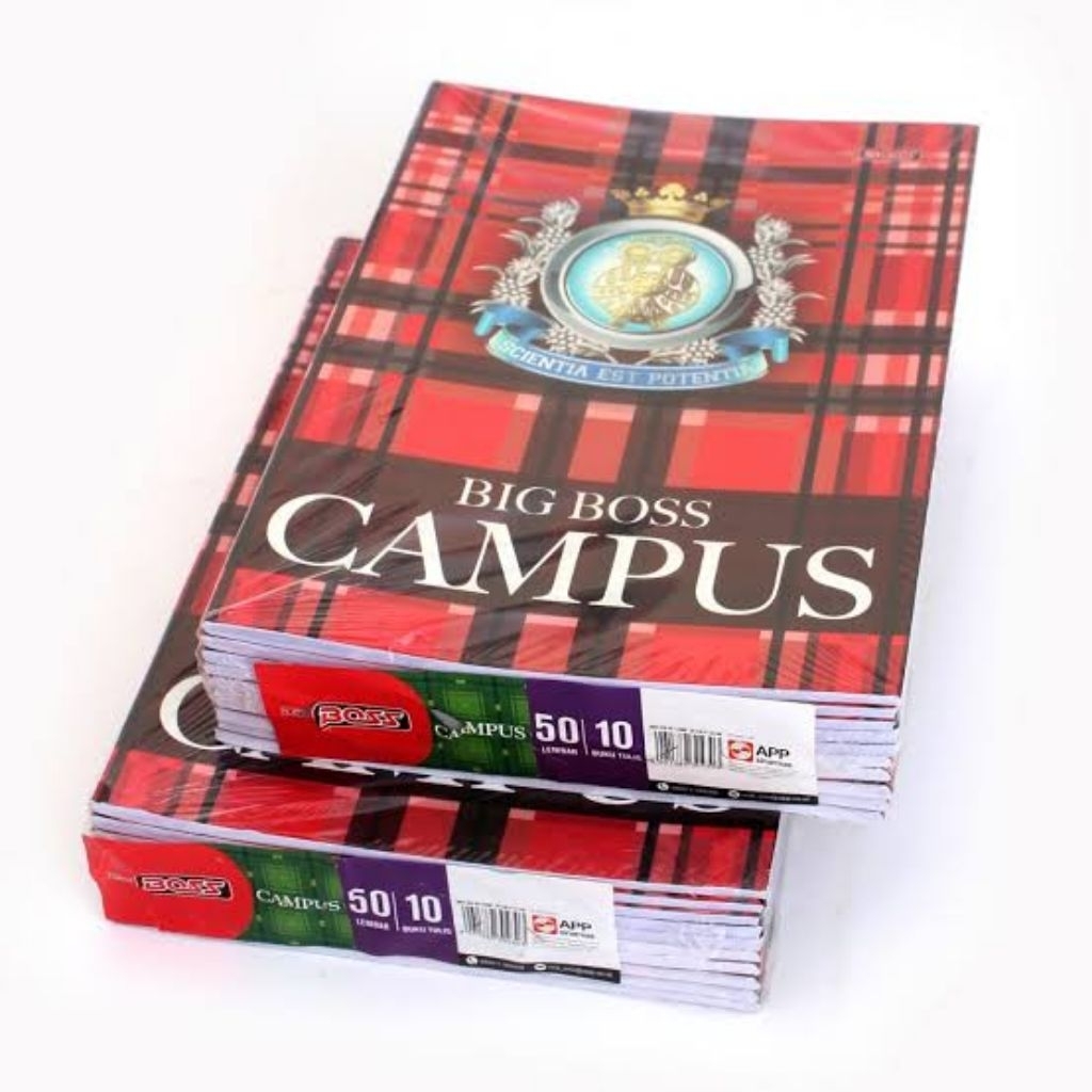 Buku Tulis Campus Big Boss B5 Boxy 50 Lembar 1 pack isi 10 buku