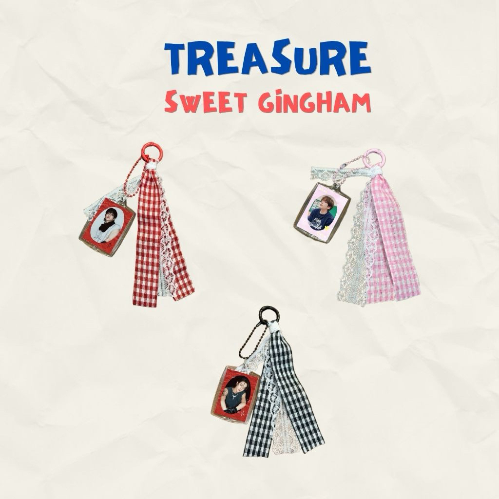TREASURE Sweet Gingham - KPOP KEYCHAIN