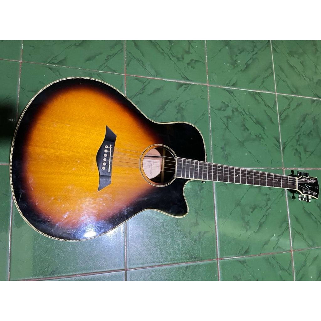 Gitar Akustik Electrik Original Dame Model LILIES 200 GL TOP SOLID BODY