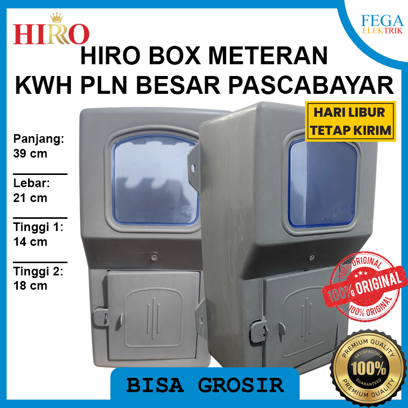 HIRO Box Meteran KWH PLN Besar Pascabayar Box KWH Listrik Outdoor