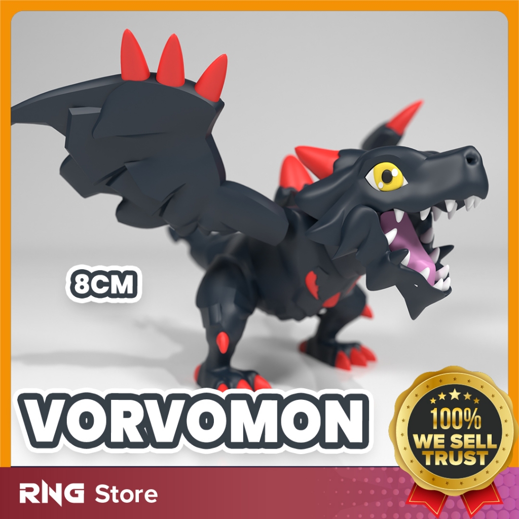 Vorvomon Rookie Digimon Figure Toys Statue Action Figure