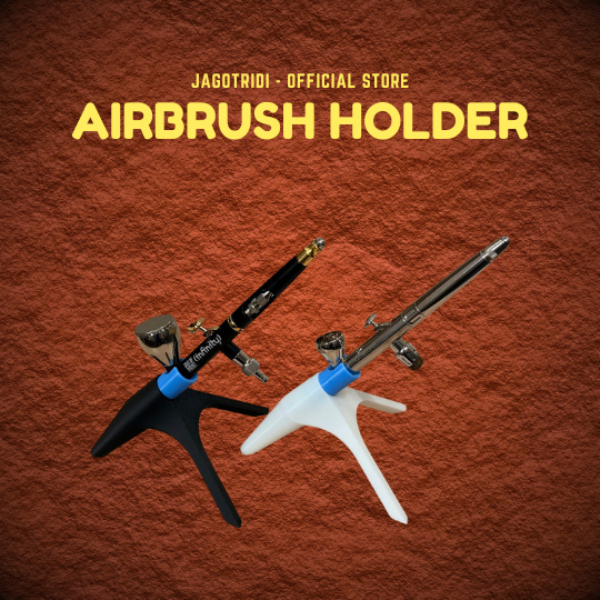 Airbrush Holder Harder & Steenbeck – Dudukan Airbrush Stand | Tempat Airbrush Meja | Airbrush Stand 