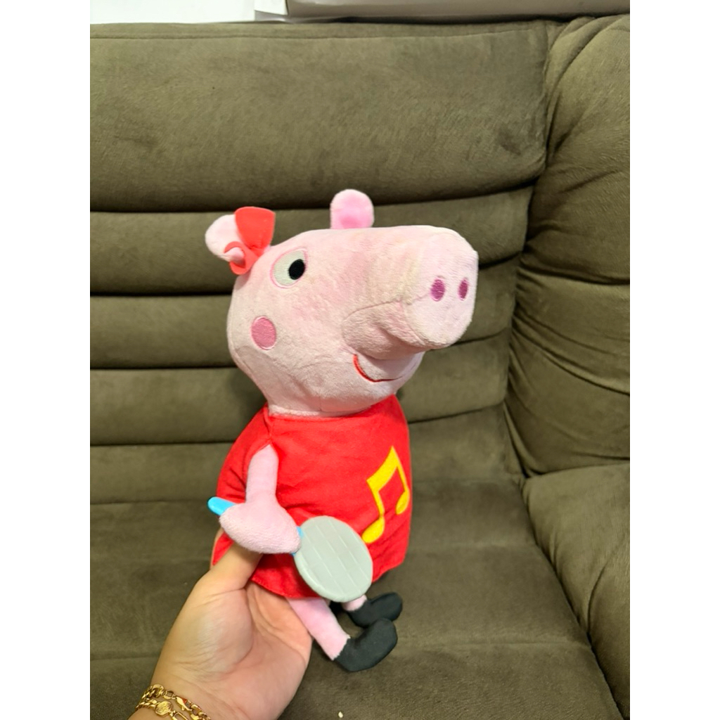 Boneka ELEKTRIK Peppa pig nyanyi original (video by chat)