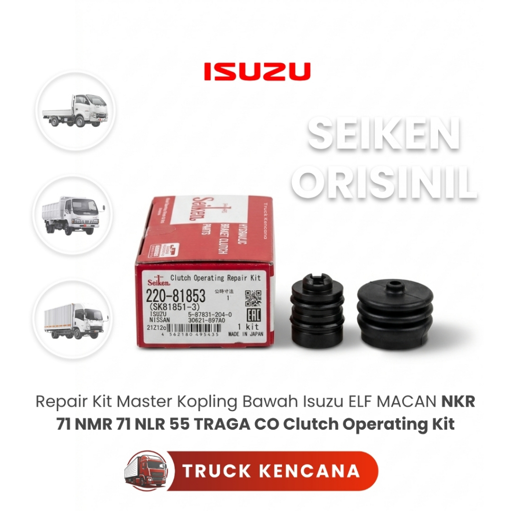 Repair Kit Master Kopling Bawah Isuzu ELF MACAN NKR 71 NMR 71 NLR 55 TRAGA CO Clutch Operating Kit S