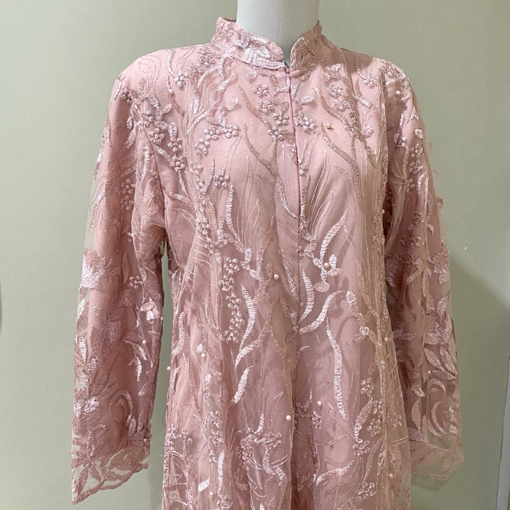 Kebaya Tunik Tile Pink Nude