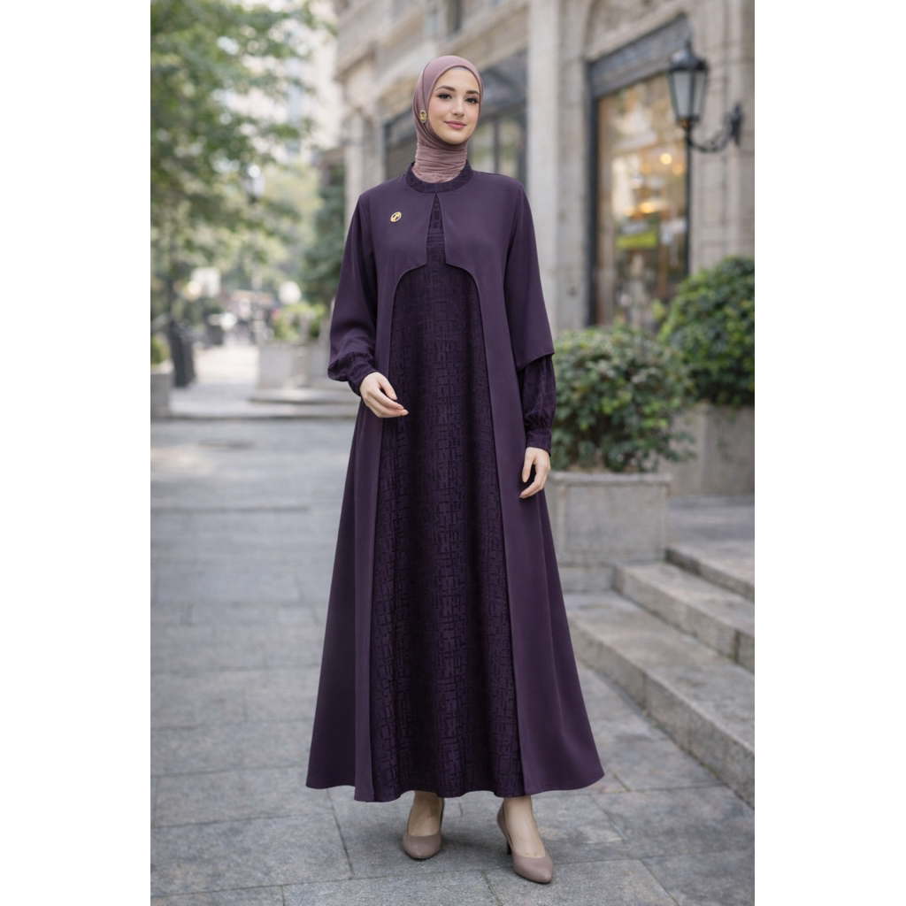 Yasmin Dress by Naura / Dress Naura Original / Gamis Naura Premium / Gamis Naura