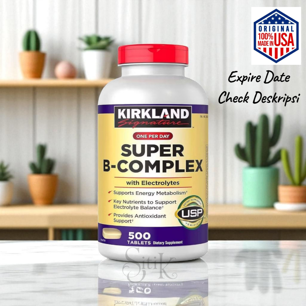 Kirkland Signature B-Complex 500 Tablets (expire 03/2028)