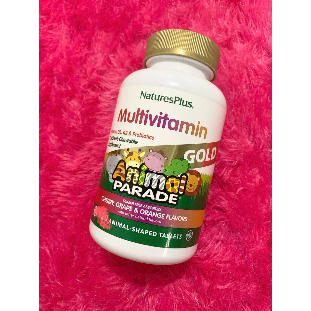 Ready Bekasi - Animal Parad Gold Probiotik Multivitamin Anak vit D3 K2 isi 60