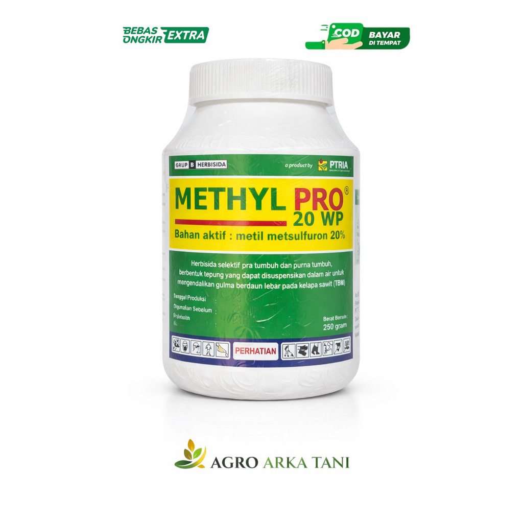 METHYL PRO 20 WP Herbisida Selektif Metil Metsulfuron 20% Pembasmi Gulma Daun Lebar Sawit