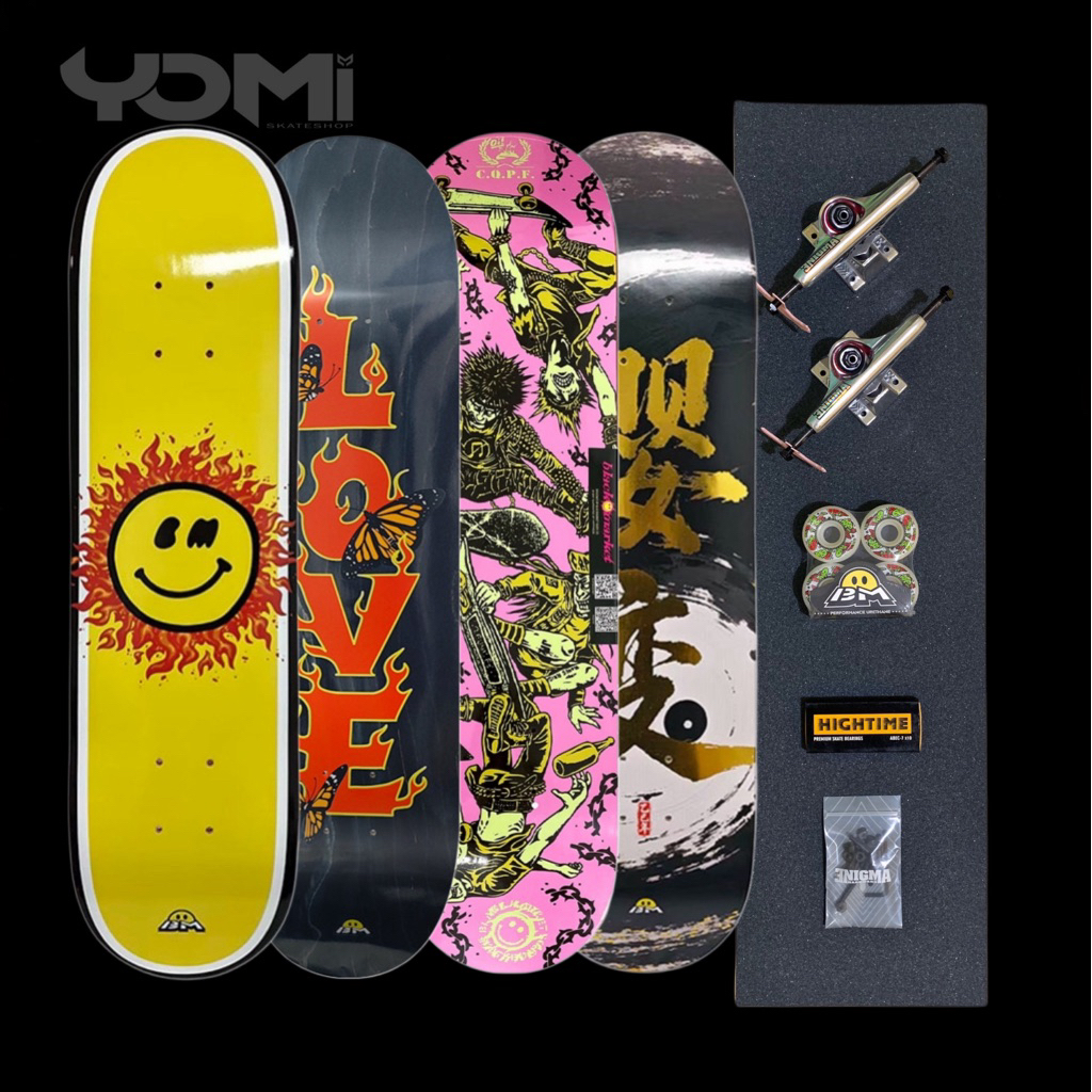 Blackmarket Skateboard Fullset | ukuran 7.5 8.0 8.25 | Rekomendasi Skateboard