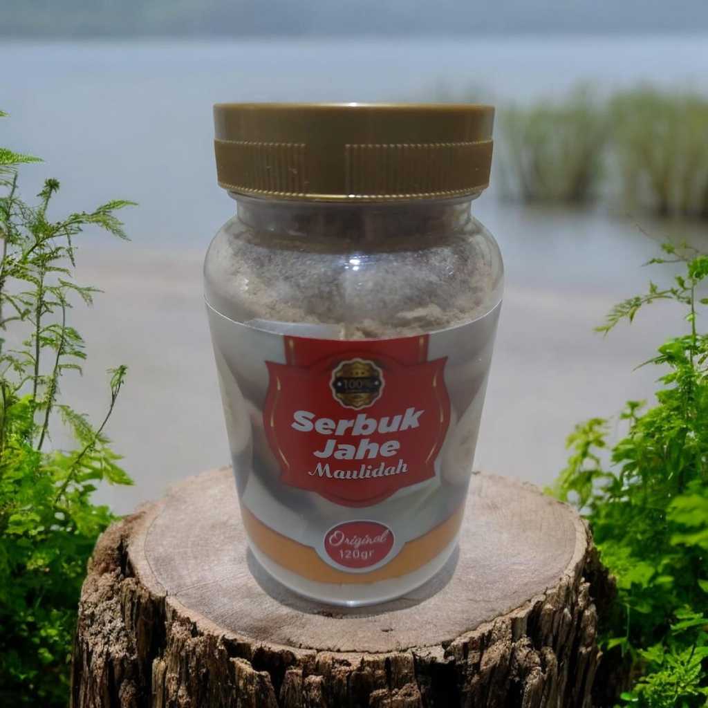 Jahe Merah Bubuk Murni Tanpa 100%  Gula Original Maulidah