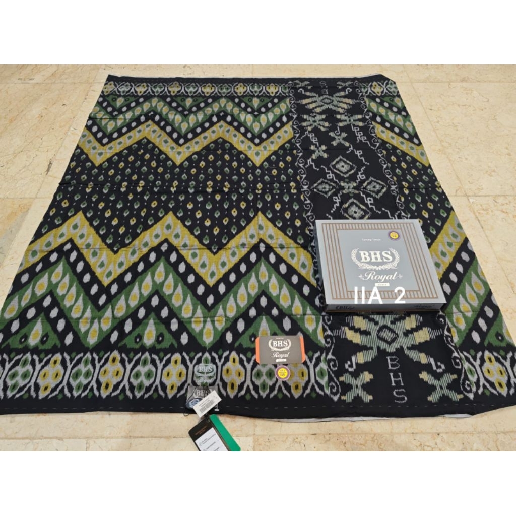 Sarung bhs royal idb silver pakaian muslim pria dewasa kawung
