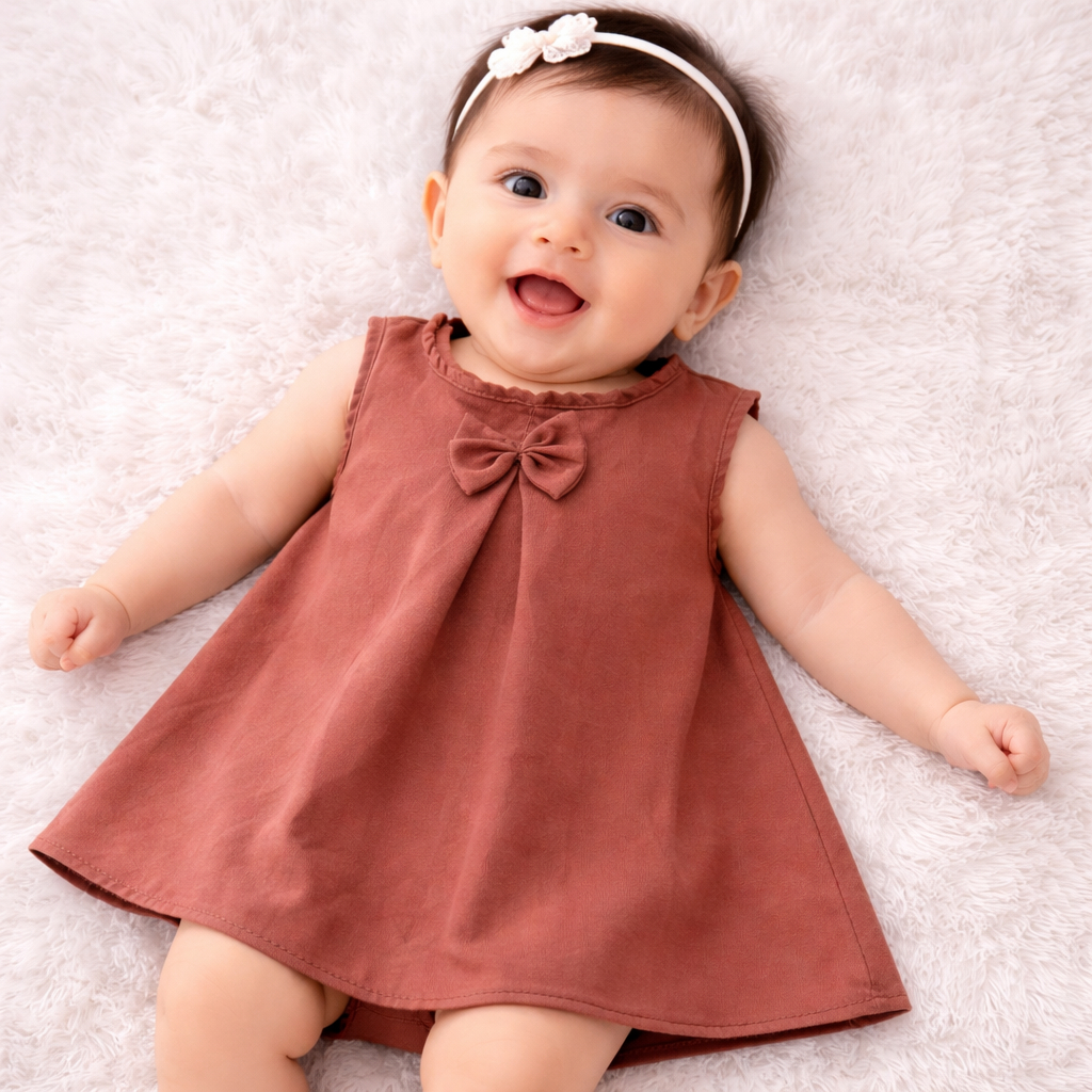 LittleZa - Dress Bayi Lucu Daily Crinkle