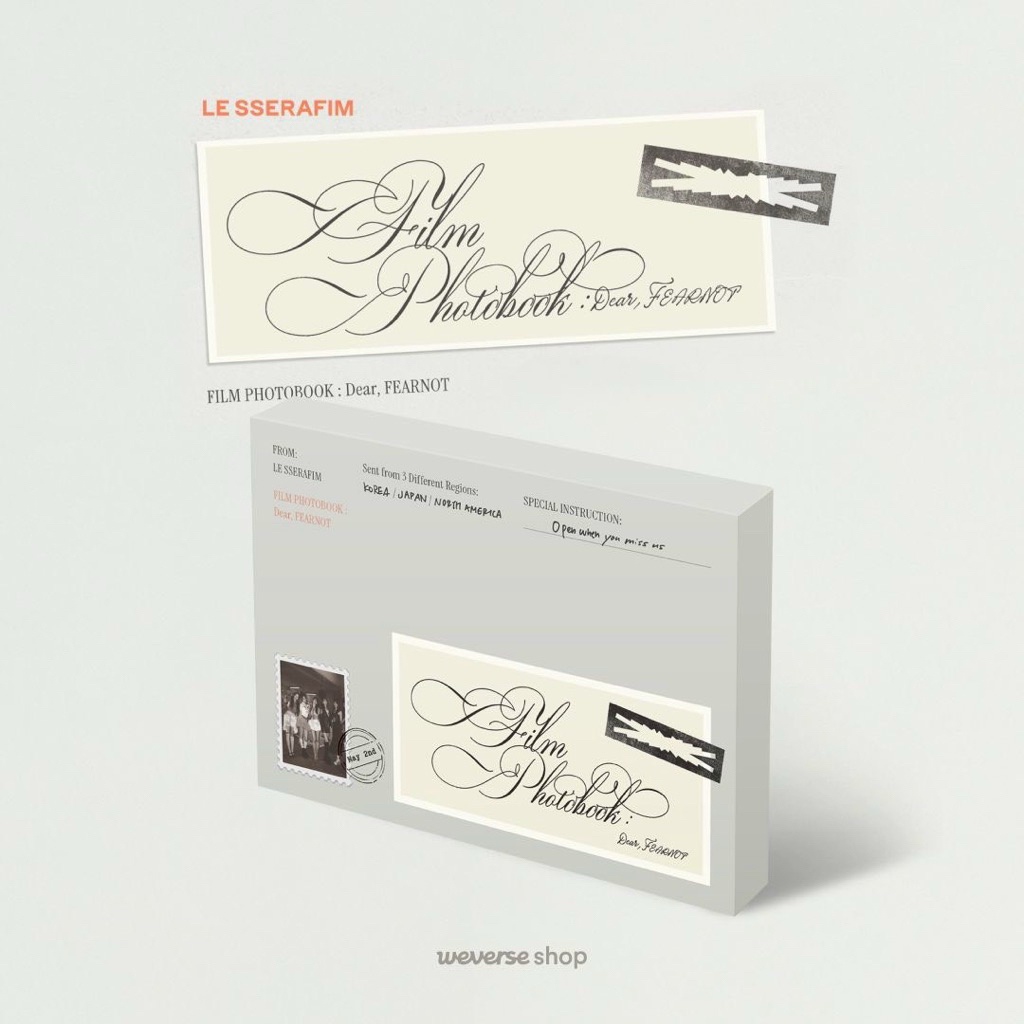 Sharing Le Sserafim Photobook “DEAR FEARNOT”