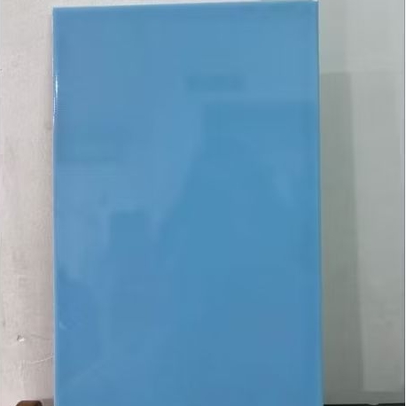 Keramik 25x40 Biru Polos Kilap Glossy