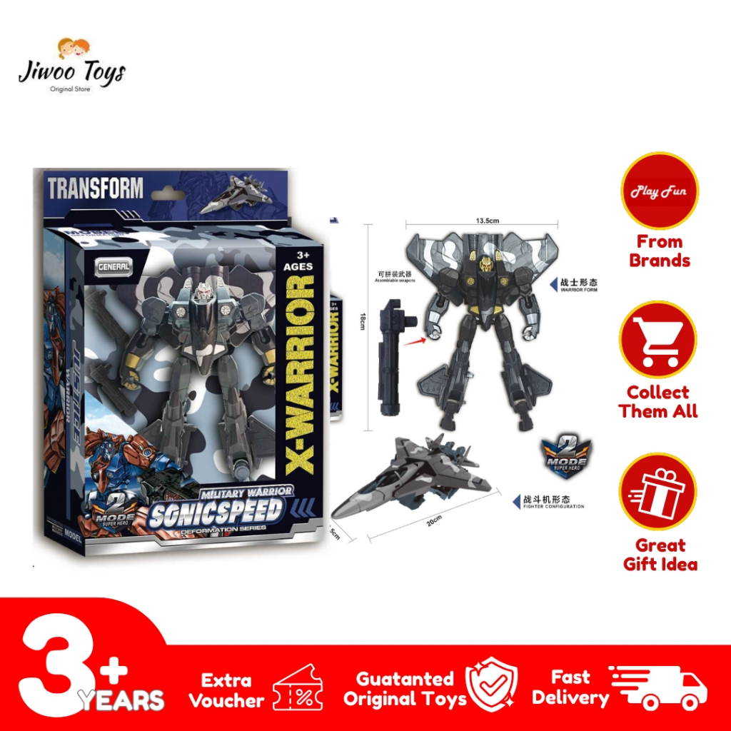 Robot Transformer Sonicspeed Military X-Warrior HW22041600