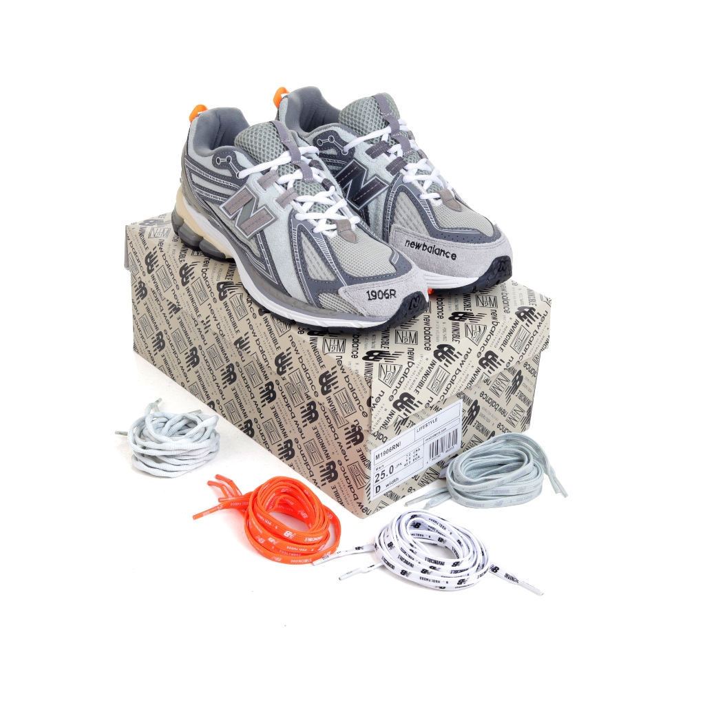 (BLMNKY) Sepatu Sneakers New Balance 1906R Invincible X N Hoolywood Grey Swan - 1906