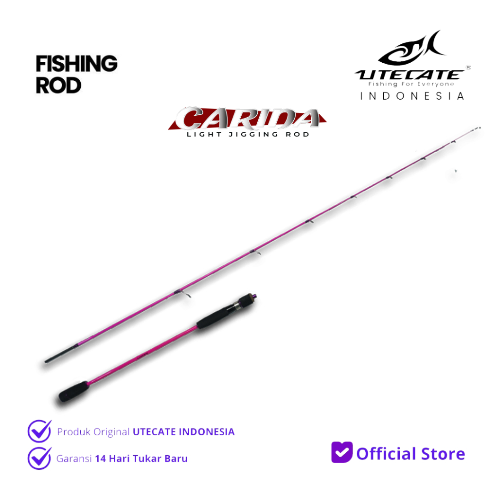 UTECATE Carina - Joran  Solid Carbon Light Jigging