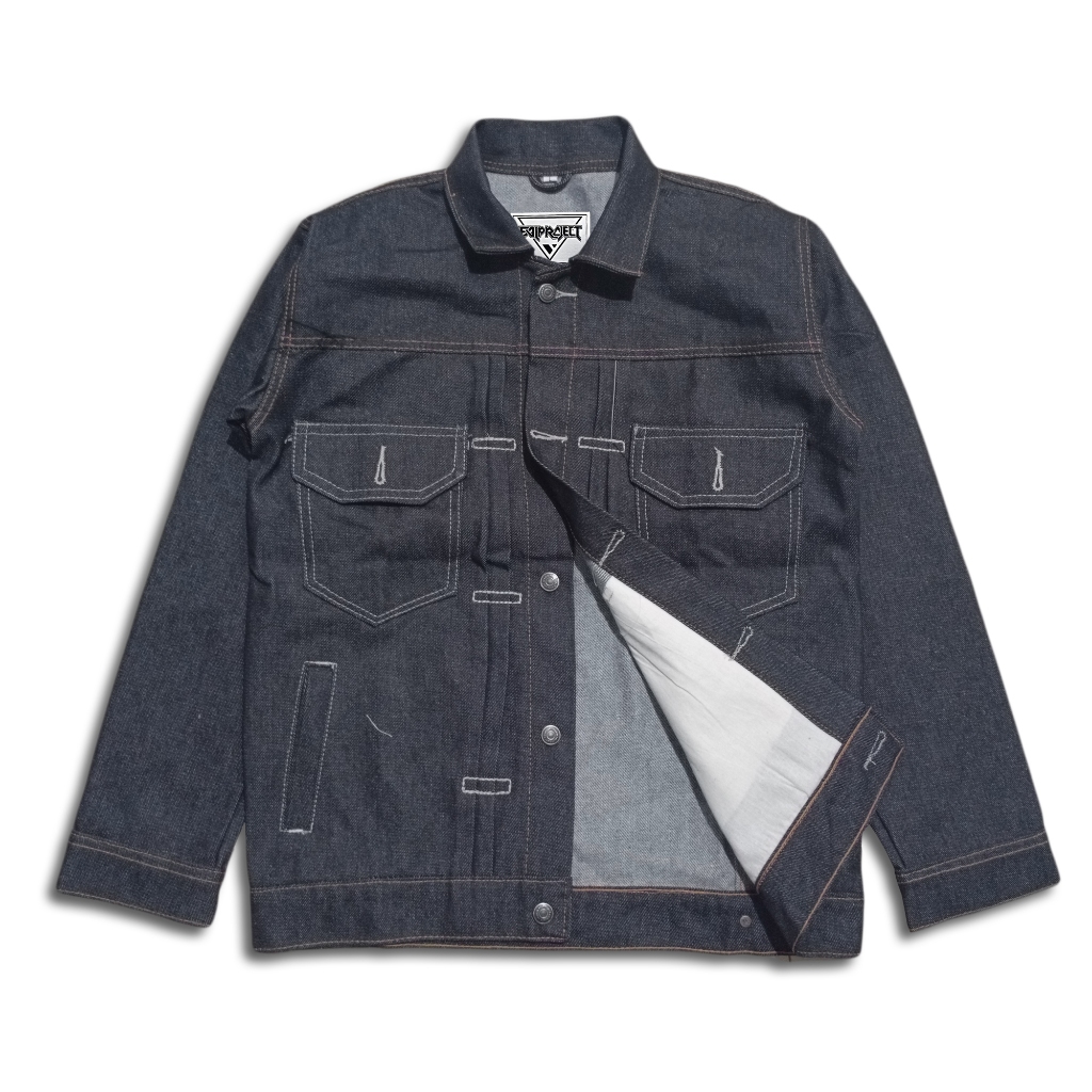 Jaket Denim Raw Vintage