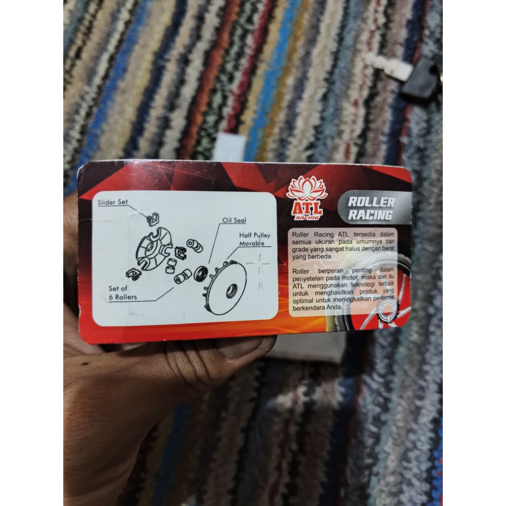 ROLLER BEAT FI/ROLLER RACING BEAT FI/SCOOPY FI/ VARIO 110 9 GRAM (PREMIUM) 3pcs