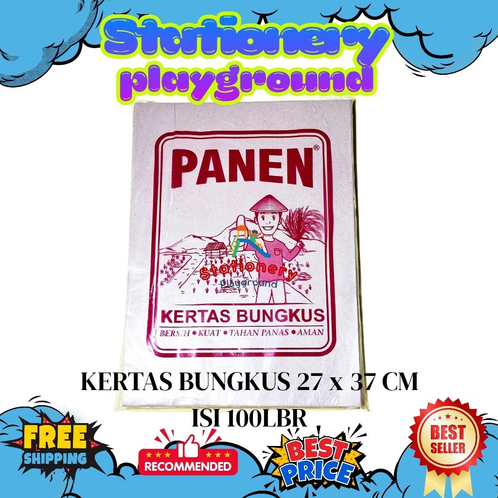 Kertas Bungkus Coklat / Kertas Bungkus Nasi Coklat / Kertas Nasi Bungkus
