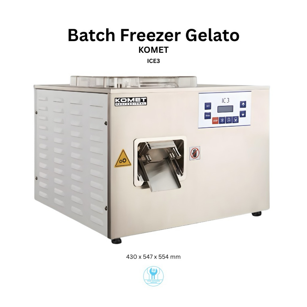 KOMET Batch Freezer Gelato IC3 - Mesin Pembuat Gelato dan Es Krim