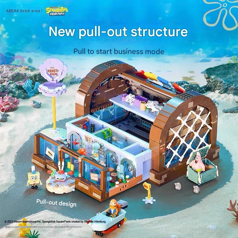Spongebob Squarepants Krusty Krab Lego(DEPOSIT) Area X Bikini Bottom