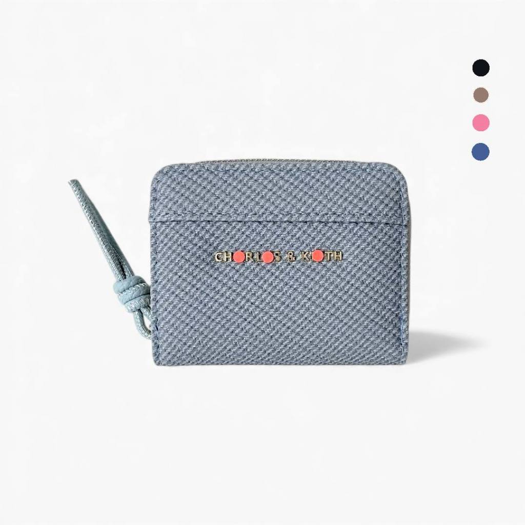 Dompet Kartu Wanita Tebal Premium CK Kode CK922 Bahan Rajut Kekinian Free Box Trendy Mewah Simple