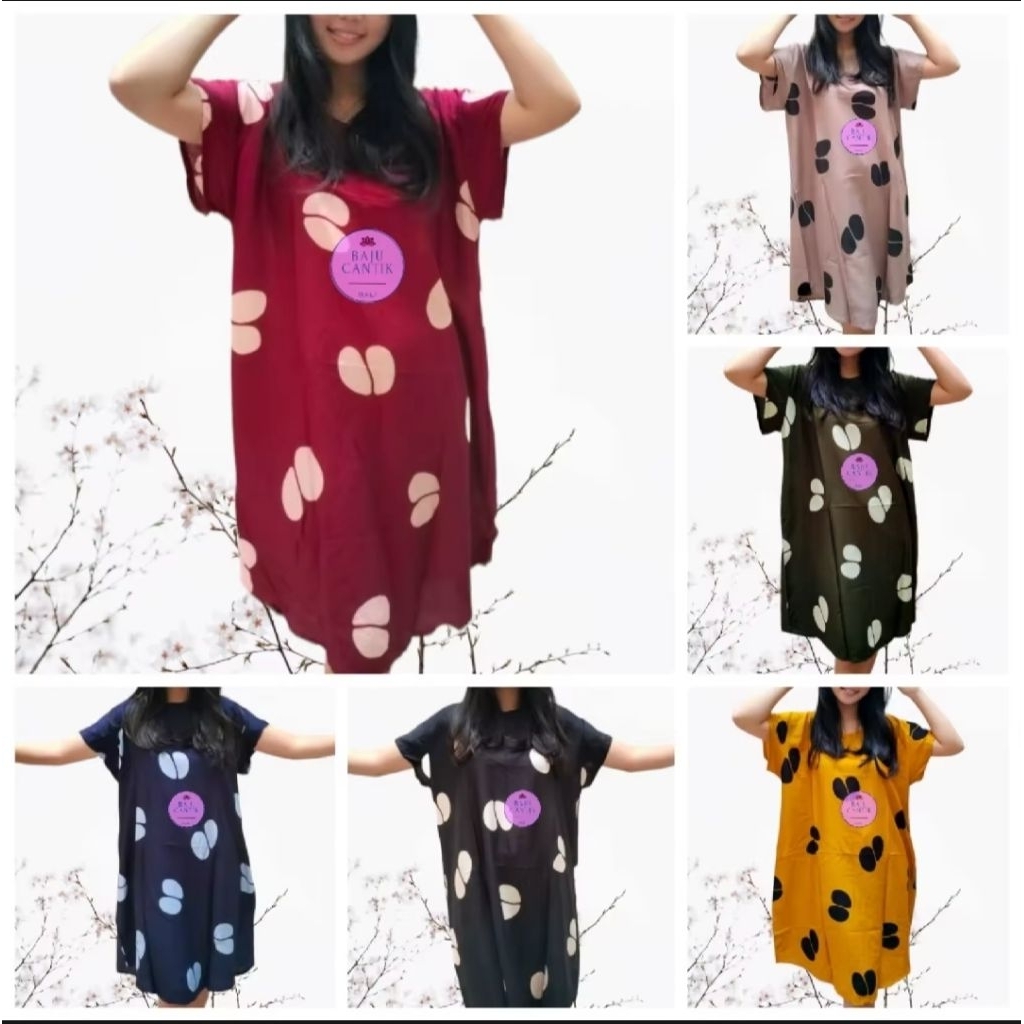 Daster XXL Jumbo Motif Kopi