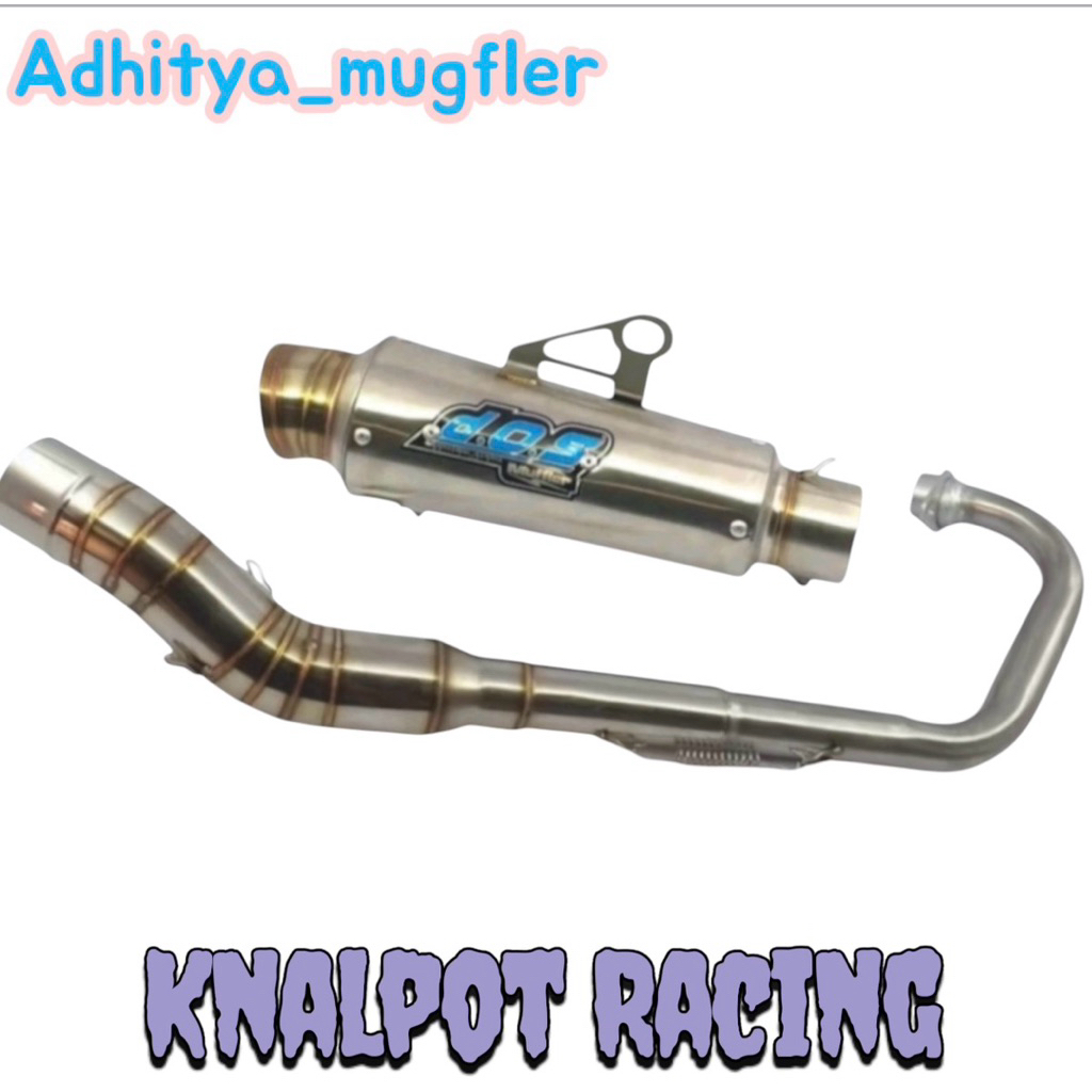 KNALPOT DOS MX KING KNALPOT RACING DOS JUPITER MX VIXION SATRIA FU KNALPOT RACING DOS FU