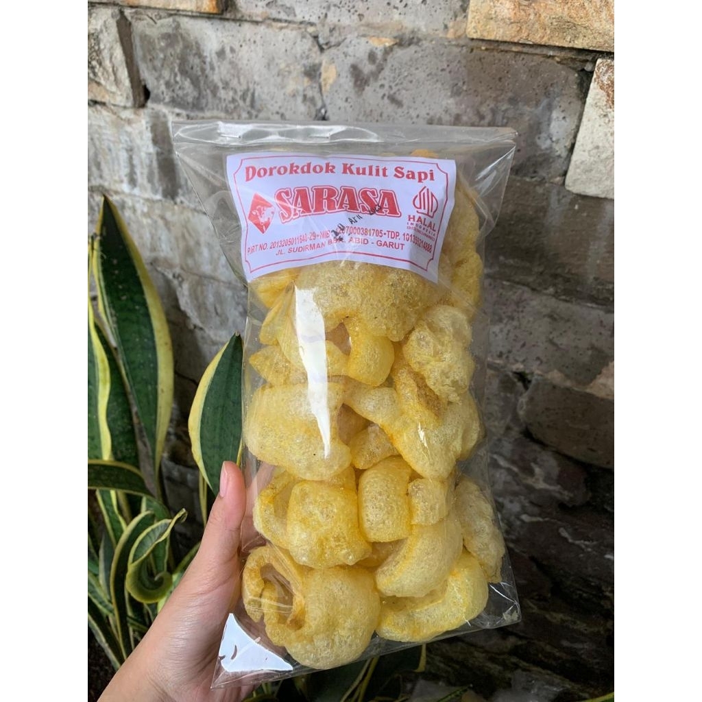 Dorokdok Asli Garut Kerupuk Kulit Sapi Super Renyah - Halal & Gurih 