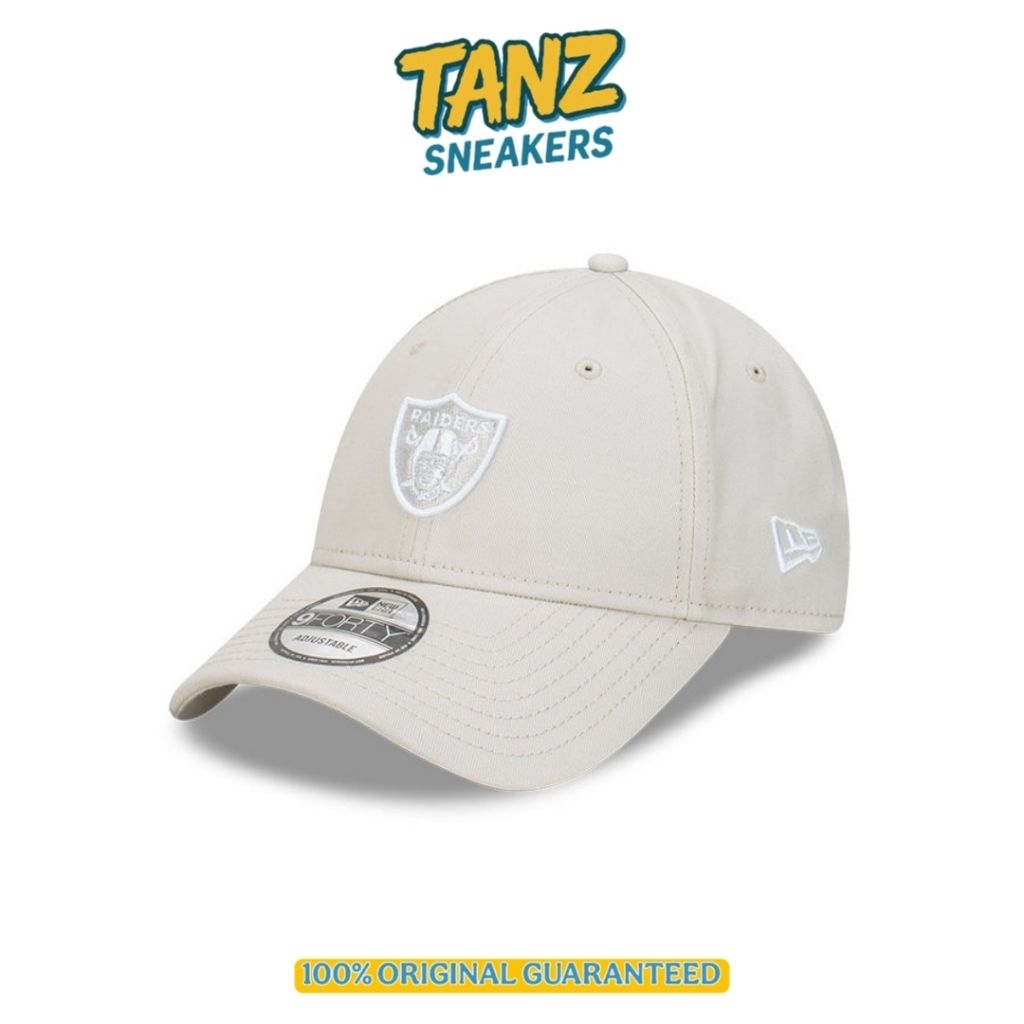 TOPI NEW ERA 9FORTY SEASONAL LAS VEGAS RAIDERS VINTAGE STONE ORIGINAL RESMI
