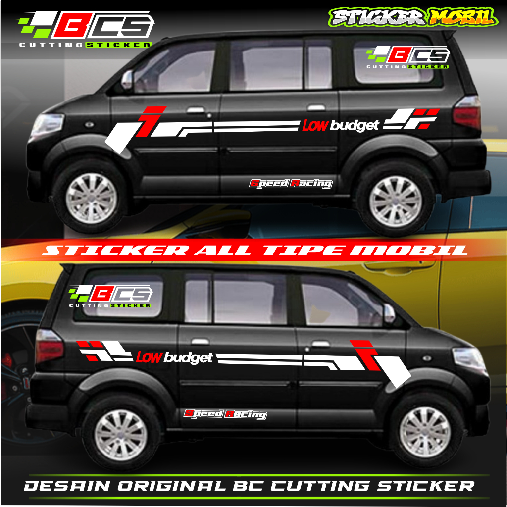 COD]Cutting stiker mobil suzuki apv Sport  Stiker mobil Suzuki apv stiker cutting mobil apv  terlari