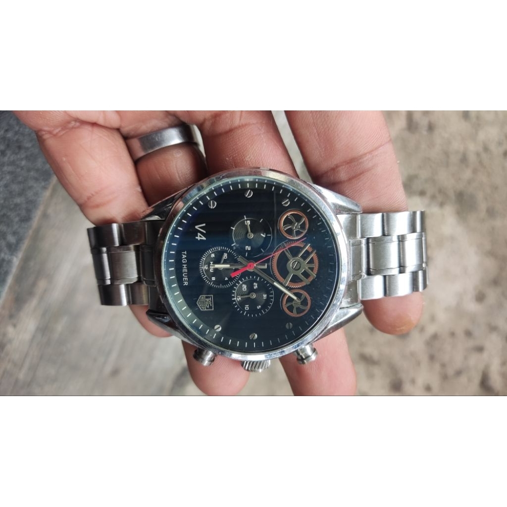 jam tangan tagheur automatic chrono