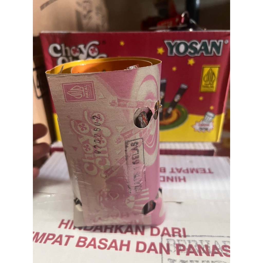 coklat jadul choyo cokelat gelas pasta berhadiah gelas stick