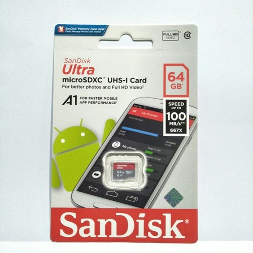 SANDISK ULTRA MICROSD 64GB CLASS 10 - MICRO SD 64 GB