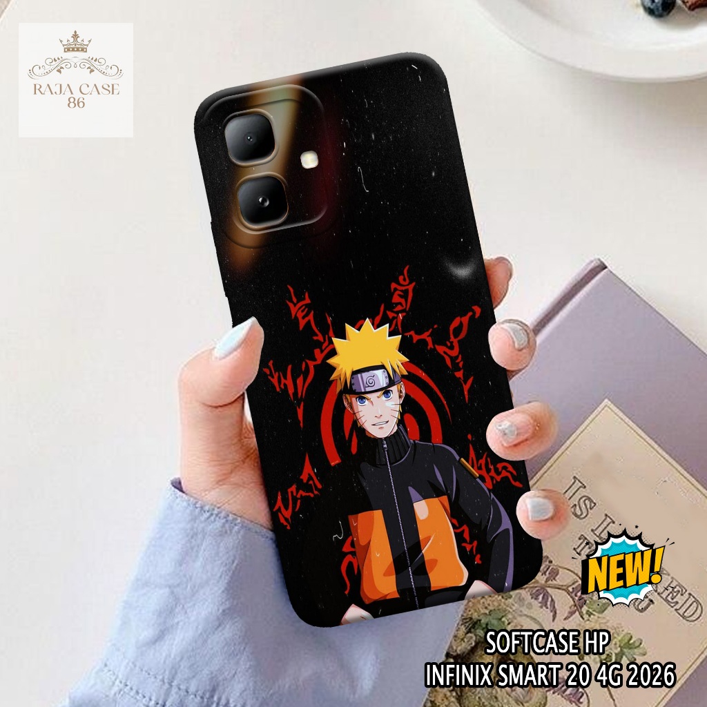 Case Infinix Smart 20 4g 2026 - Rajacase - casing Infinix Smart 20 - Motif case ANIME - Pelindung ha