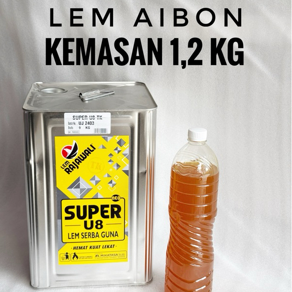 Lem Kuning Botolan 1,2 Kg dan 1 Liter untuk Sandal Sepatu Tas