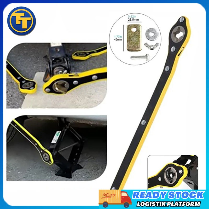Kunci Pas Dongkrak Mobil Kunci Ratchet Wrench Universal Kunci Pas Dongkrak Mobil