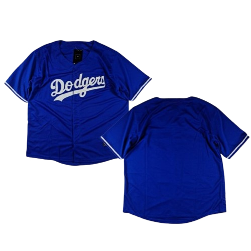 Baju Jersey Baseball Los Angeles Dodgers Biru