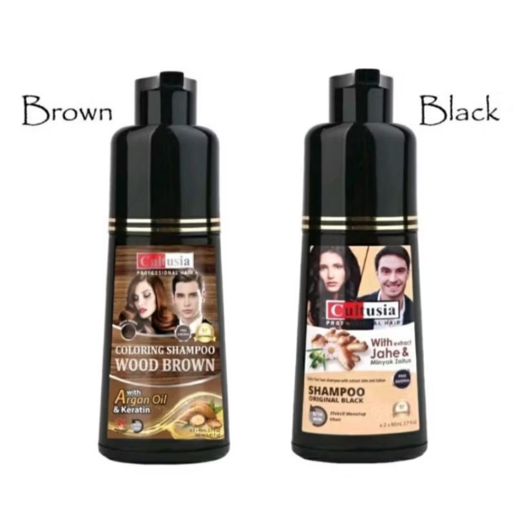 Shampoo Uban / Shampo Cultusia / Cultusia Coklat/ Cultusia Hitam