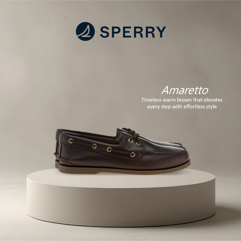 Sepatu Boatshoe Sperry Topsider Amaretto Original