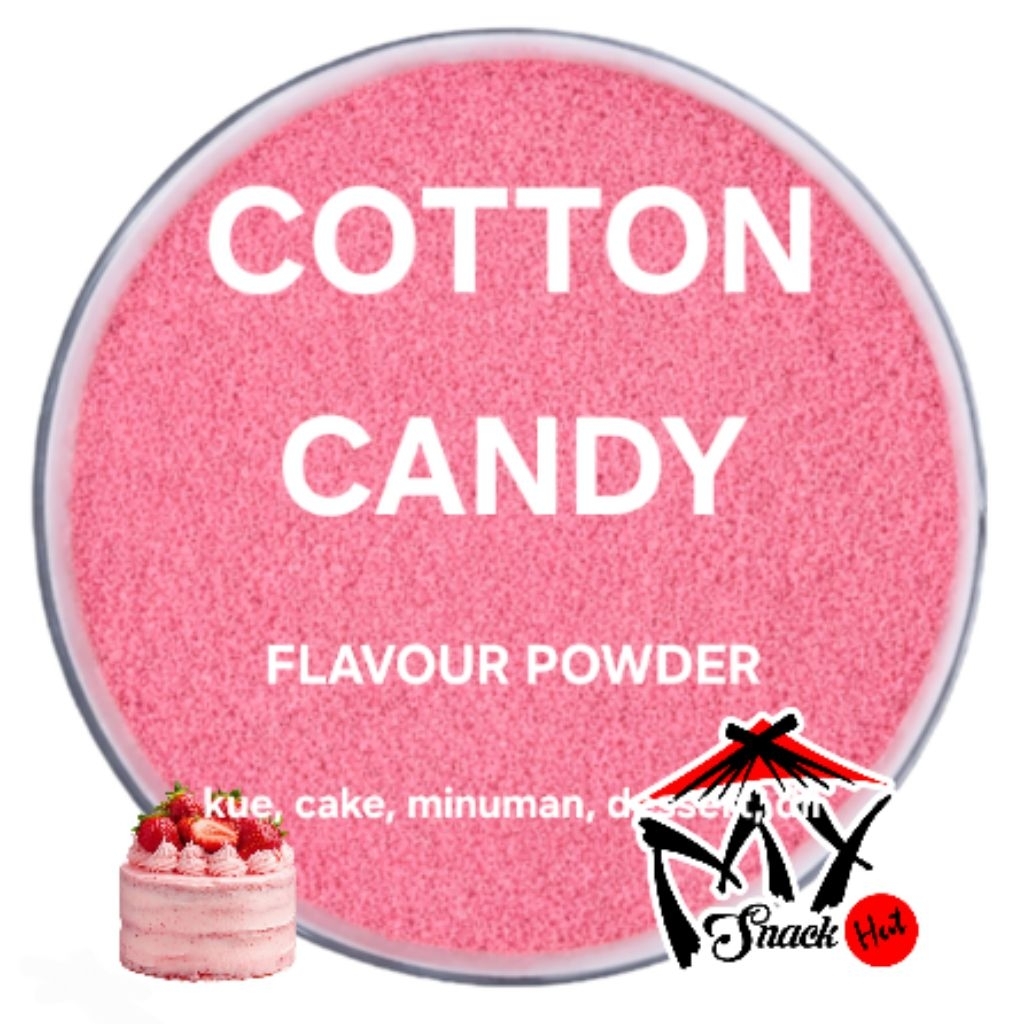 COTTON CANDY FLAVOUR POWDER 1KG BUBUK PERISA BIANG SIRUP SYRUP PINK ES KRIM PERMEN KARET BABEL HALAL