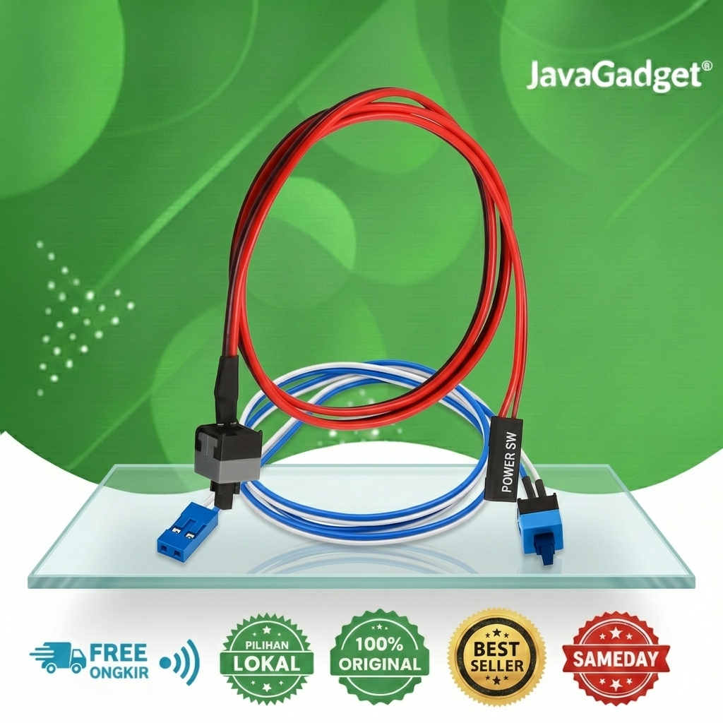 KABEL FRONT PANEL SWITCH RESET / POWER BUTTON UNTUK PC CPU