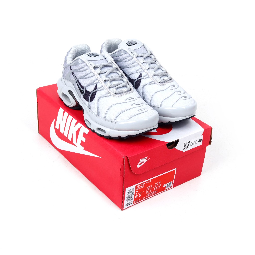 (VLTAVN) Sepatu Sneakers Nike Tn Air Max Plus Grey Black